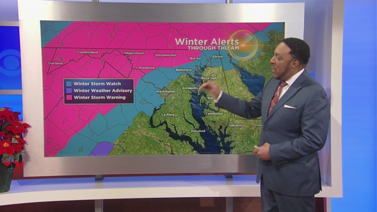 Winter Weather In Maryland Here’s What To Expect With Snow Possible